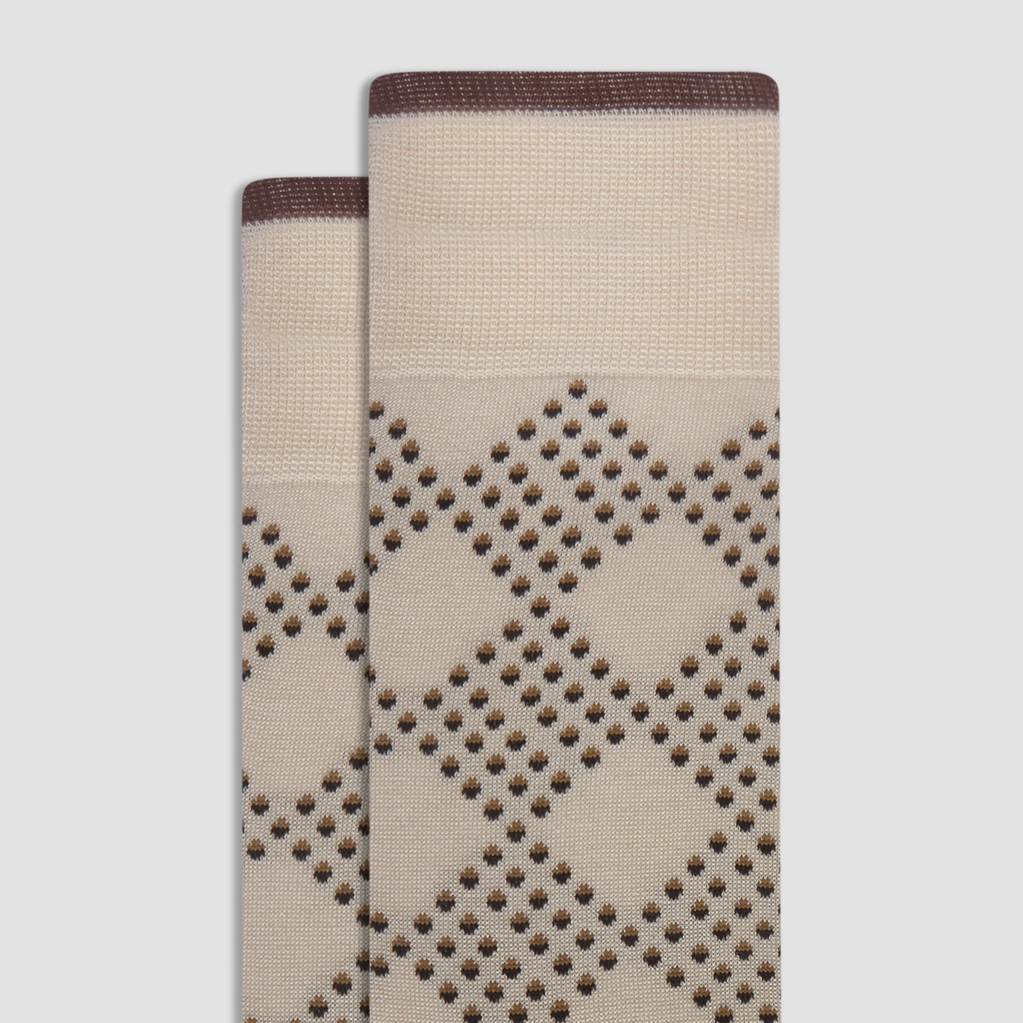 Geometric Mid-Calf Socks