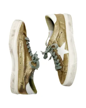 Golden Goose metallic runners - women size 8.5