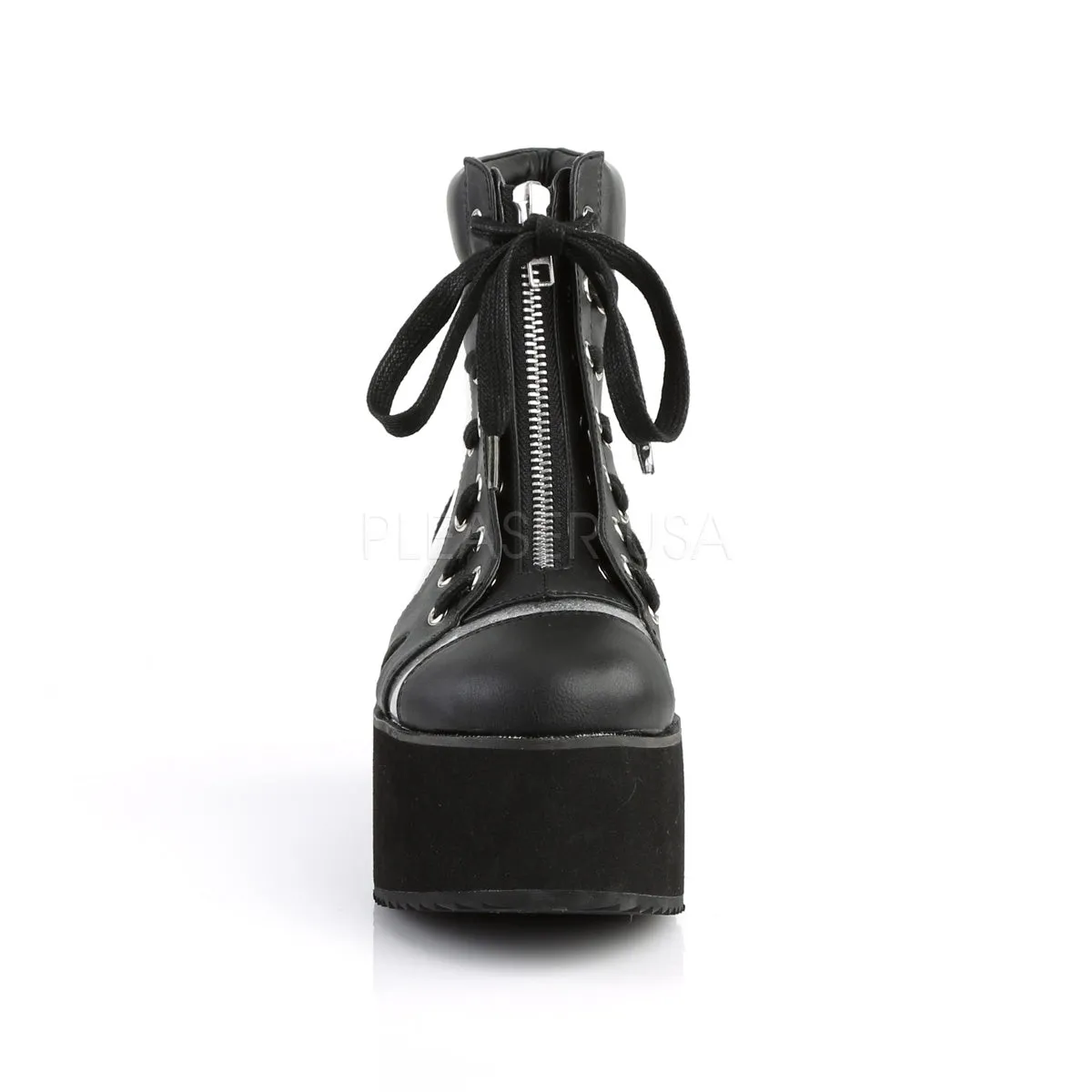 GRIP-102  Black Vegan Leather-Clear Hologram TPU