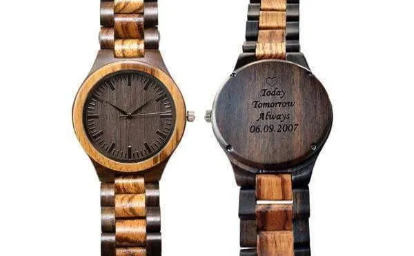 Groomsmen Set Of 5 Wooden Watches - Grandiose