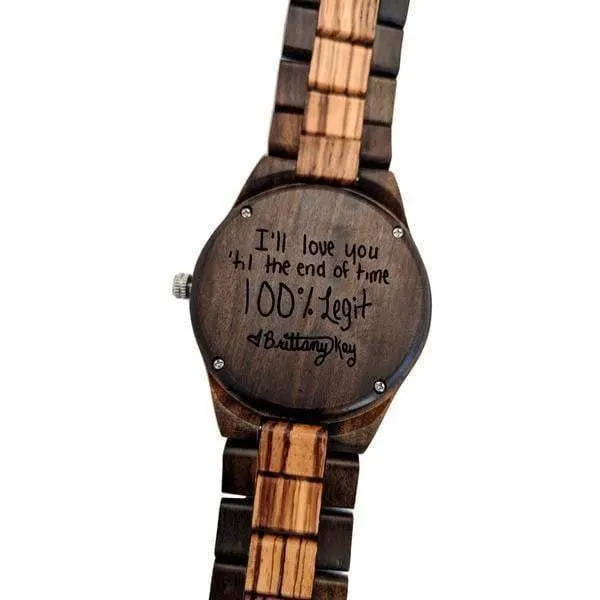 Groomsmen Set Of 5 Wooden Watches - Grandiose