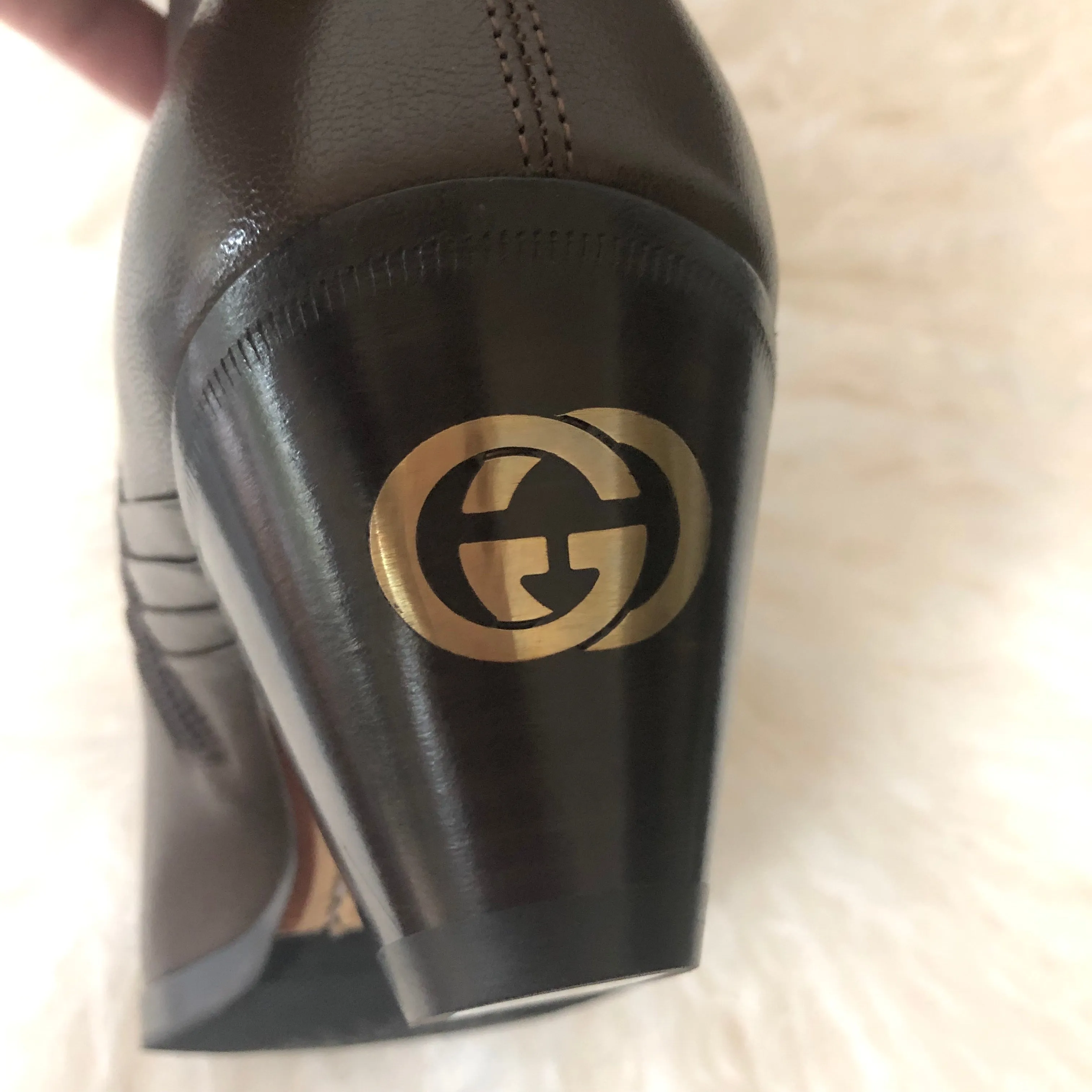 Gucci Horsebit Ankle Boots in Brown