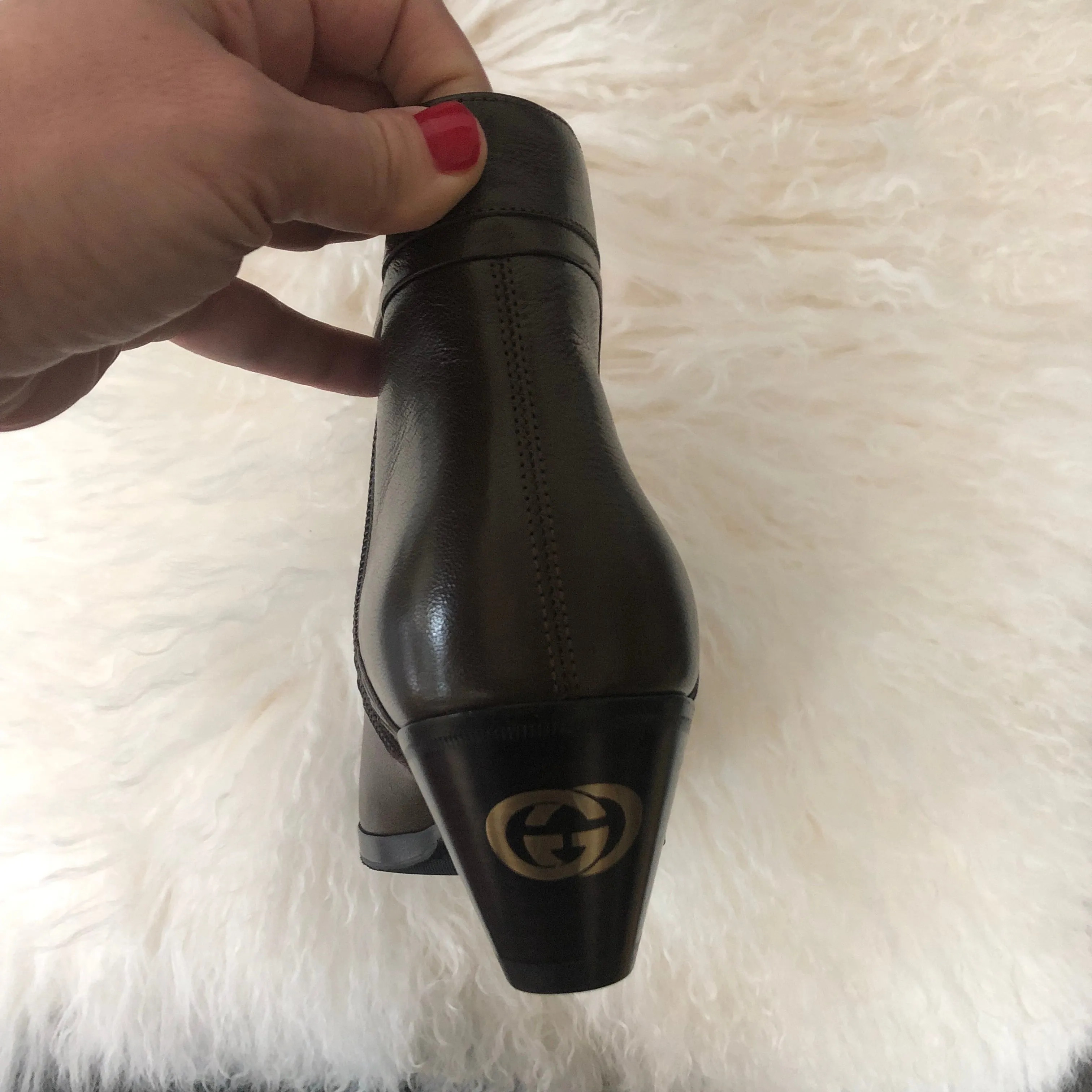 Gucci Horsebit Ankle Boots in Brown