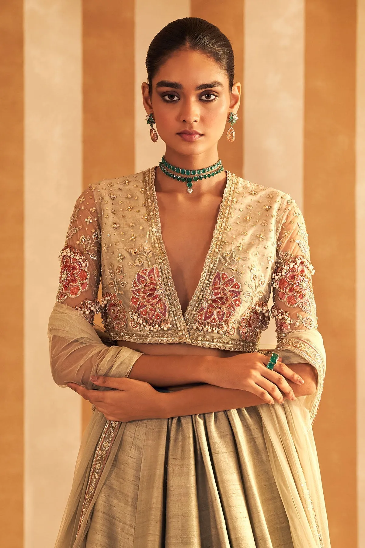 Gulbahar Lehenga set
