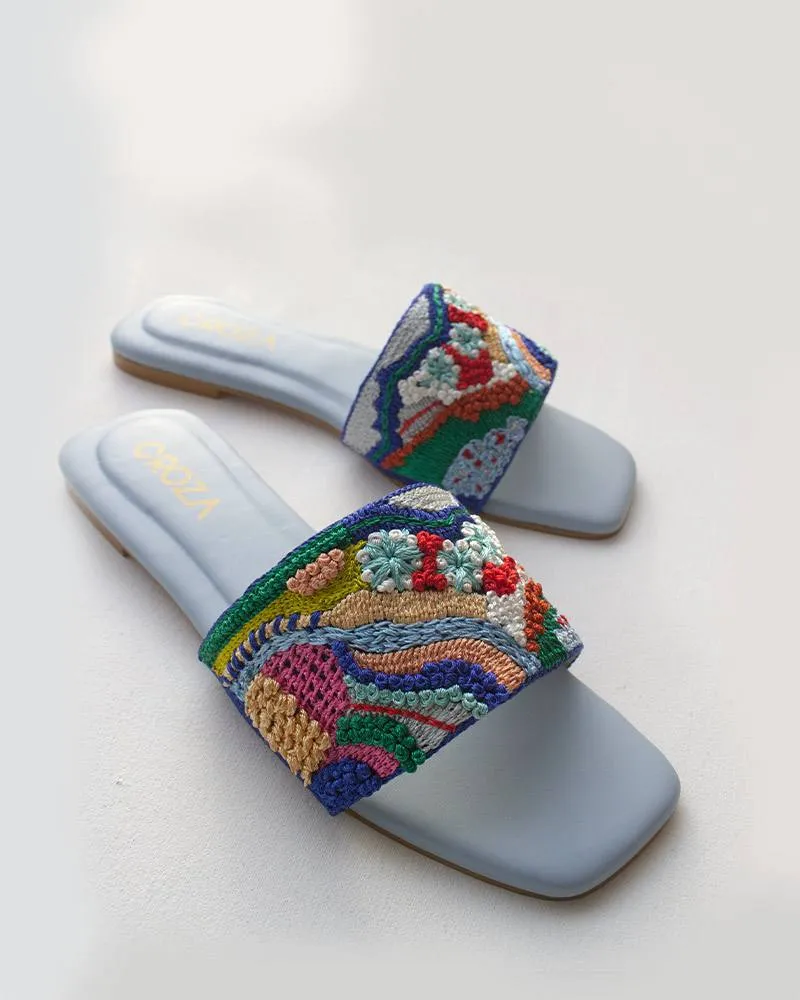 Hand Embroidered Flats
