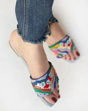 Hand Embroidered Flats