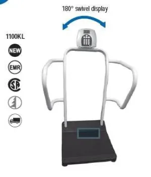 Health O Meter Digital Platform Scale with Handrails, 15¾" x 22" (1EA)