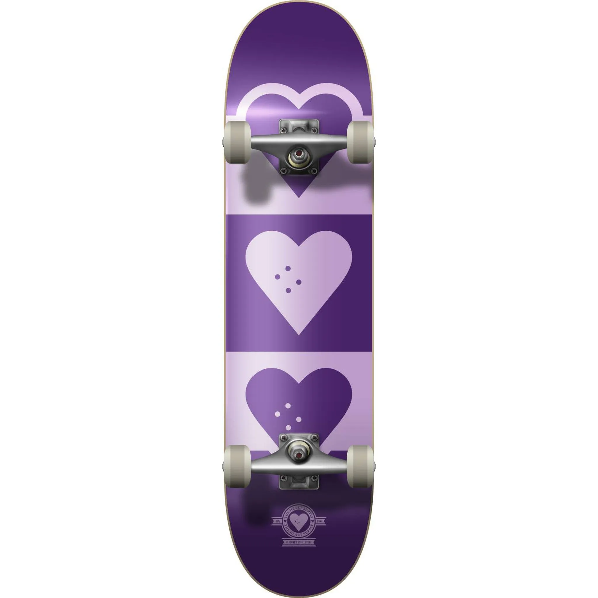 Heart Supply Quadron Logo Komplet Skateboard - Purple