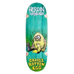 Heroin - Craig Questions Craig’s Rotten Egg 10.0 Skateboard Deck