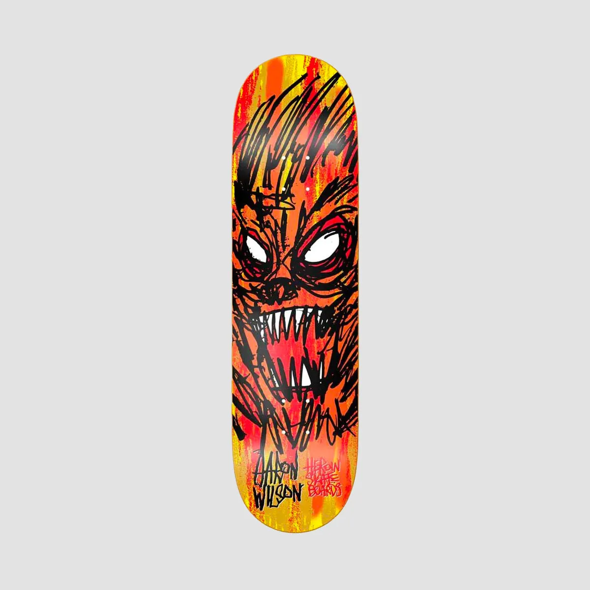 Heroin Savages Aaron Wilson Razor Edge Skateboard Deck - 8.5"