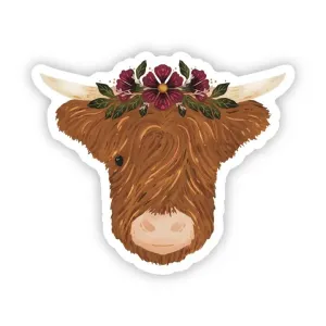 Highland Cow Sticker