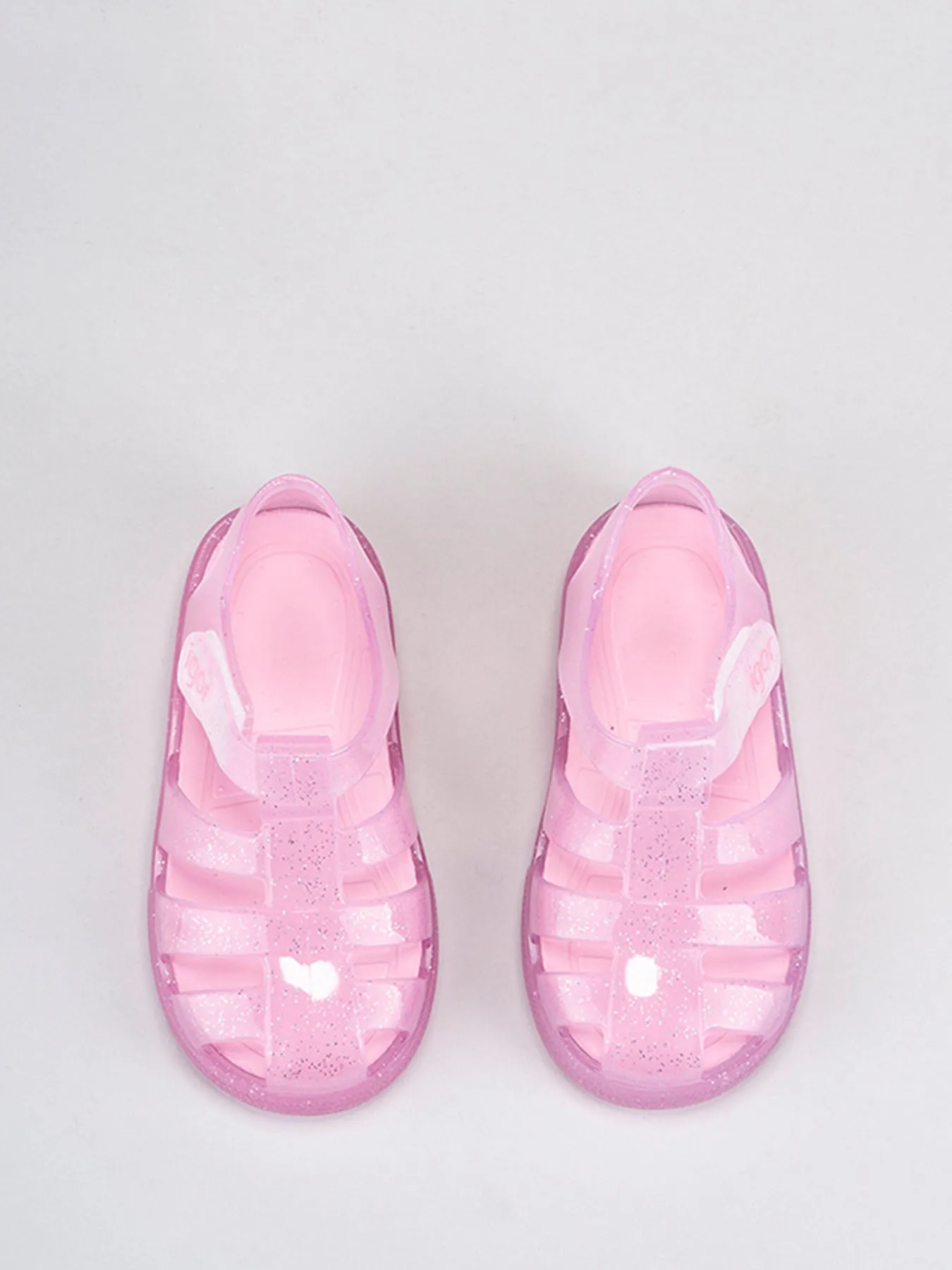 Igor Star Jelly Shoes - Pink Glitter