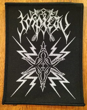 IMPIETY - Lightning Bolt Goat PATCH