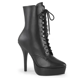 INDULGE-1020  Black Faux Leather