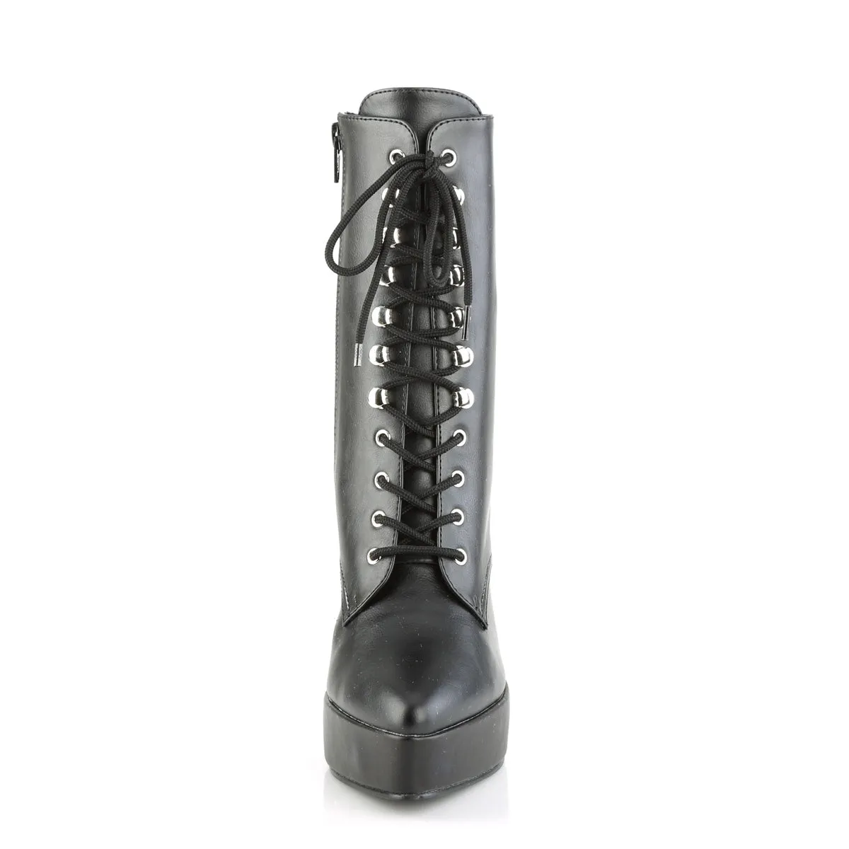 INDULGE-1020  Black Faux Leather