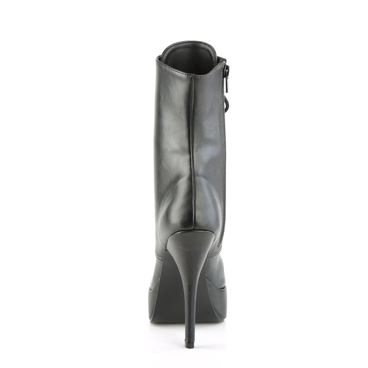 INDULGE-1020  Black Faux Leather