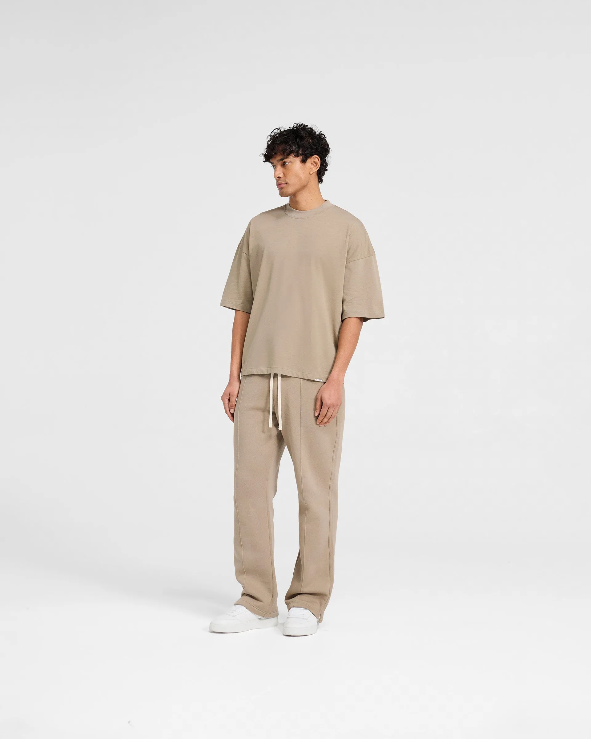 Initial Boxy T-Shirt - Dune