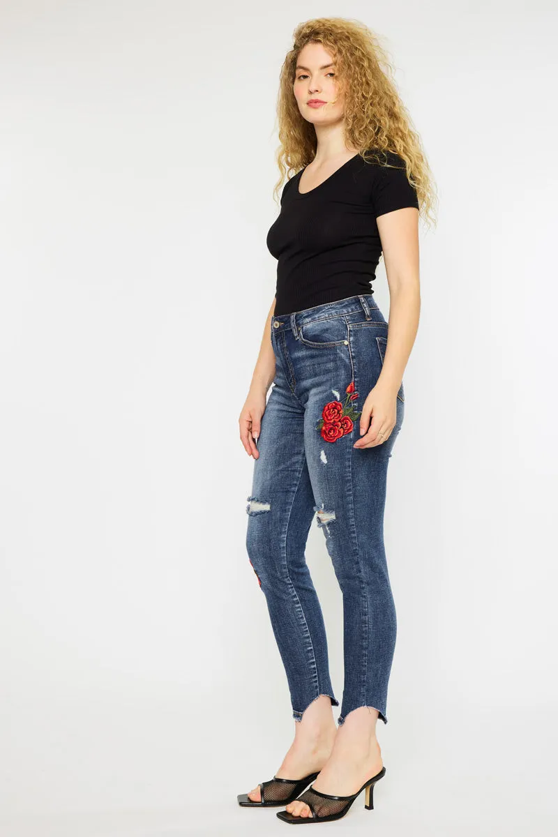 Isla High Rise Ankle Skinny Jeans