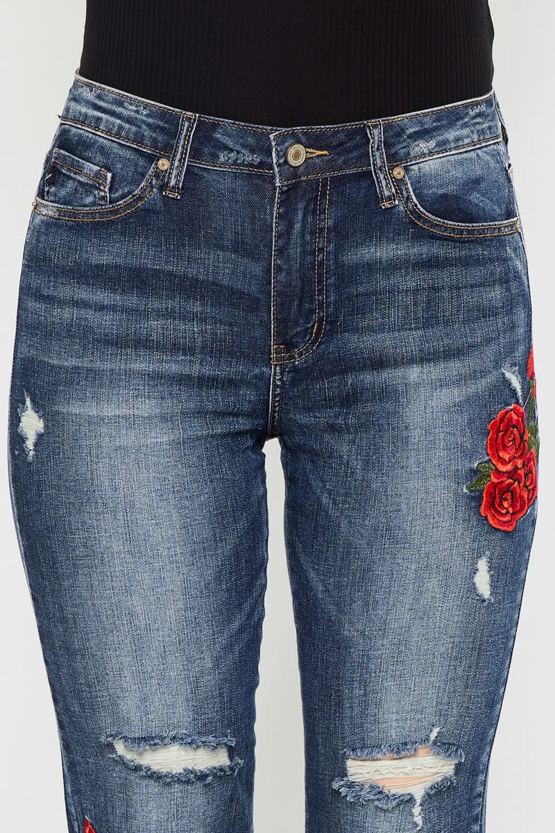 Isla High Rise Ankle Skinny Jeans