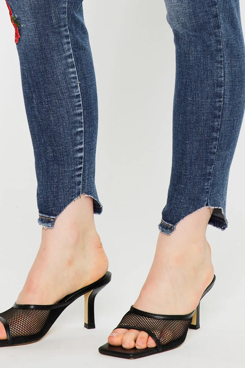 Isla High Rise Ankle Skinny Jeans