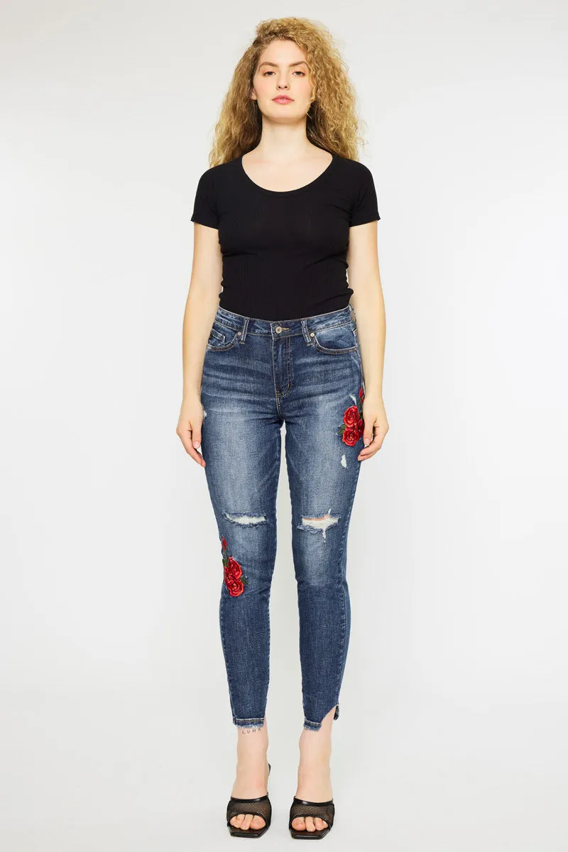 Isla High Rise Ankle Skinny Jeans