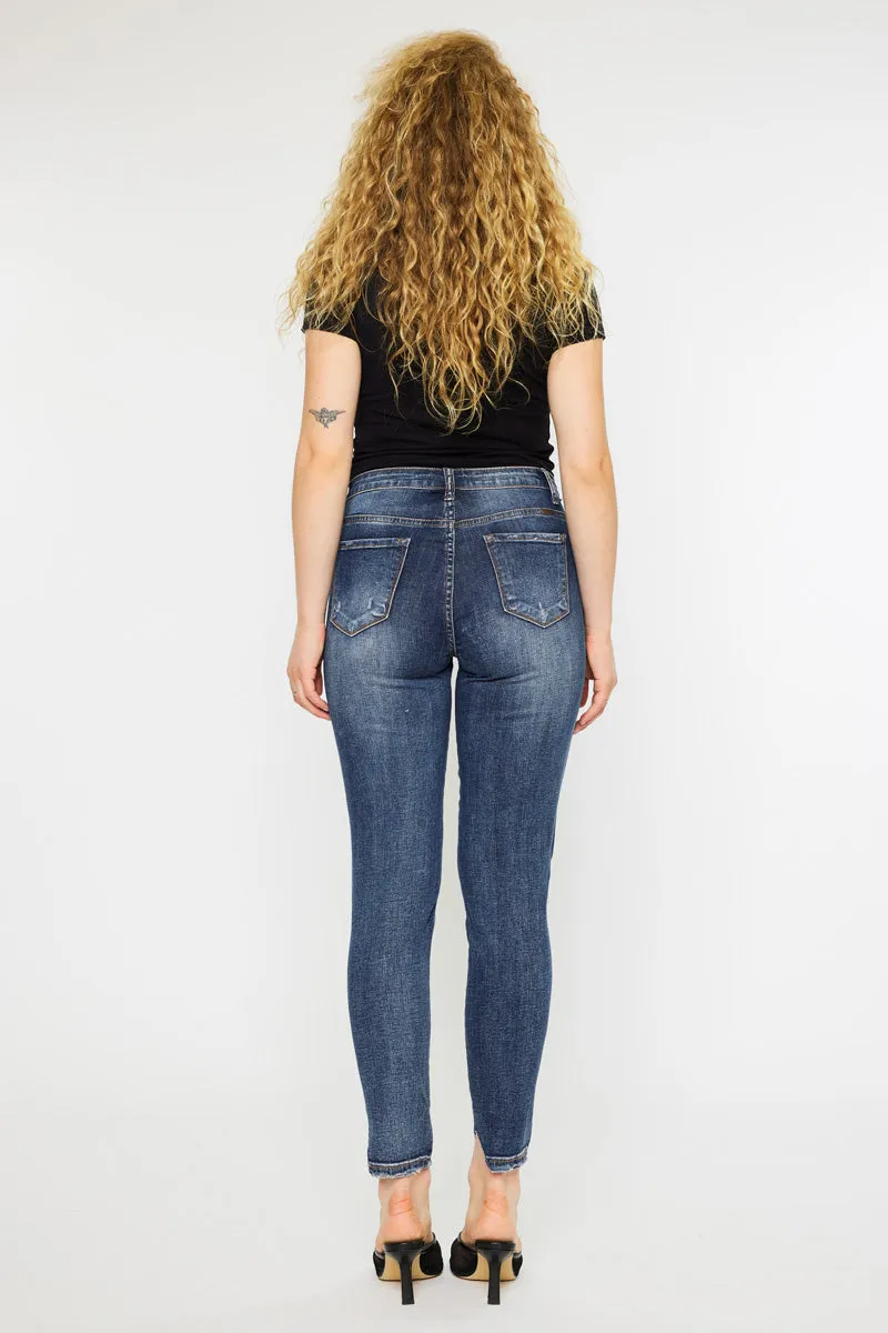 Isla High Rise Ankle Skinny Jeans