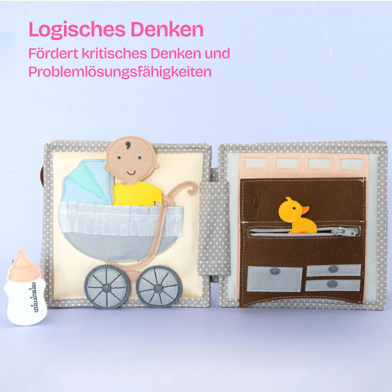 Jolly Baby - 6 Seiten Mini Quiet Book