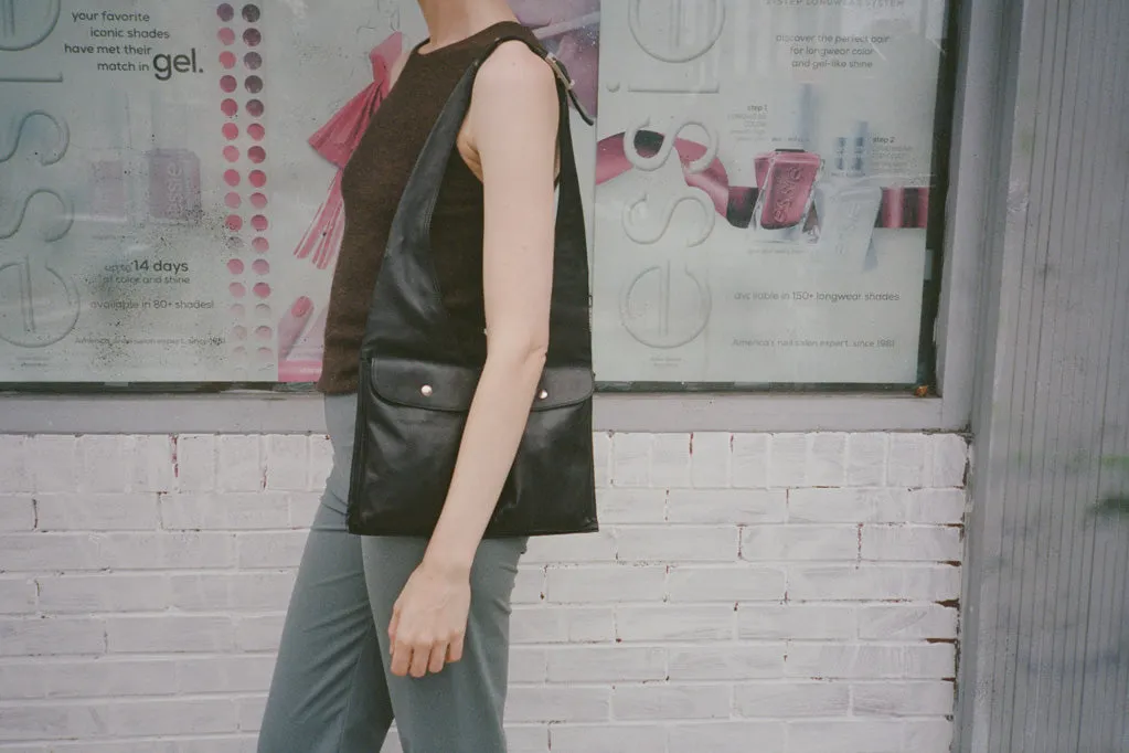 JULIAN BAG, BLACK CALF