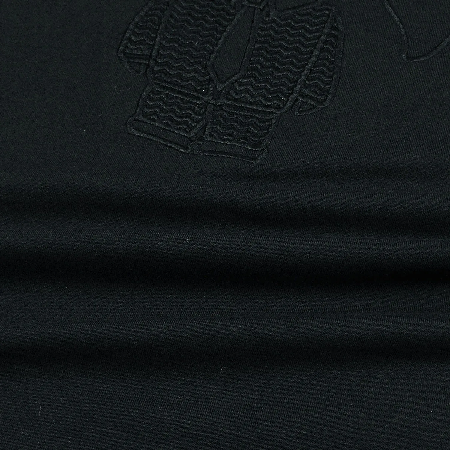 KARL Black Embroidered Logo T-Shirt
