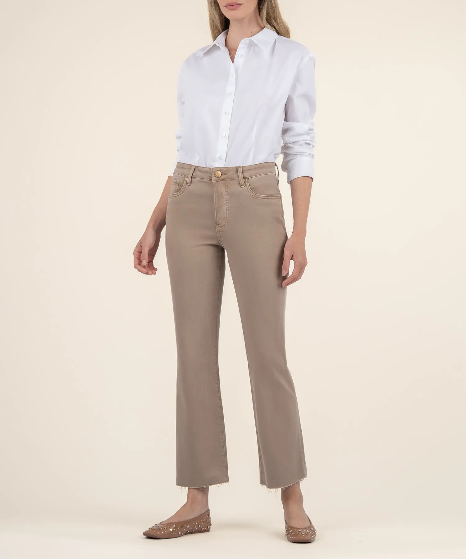 Kelsey High Rise Ankle Flare