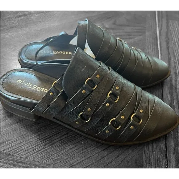 Kelsi Dagger BROOKLYN Women's Alchemy Mule Black Size 7