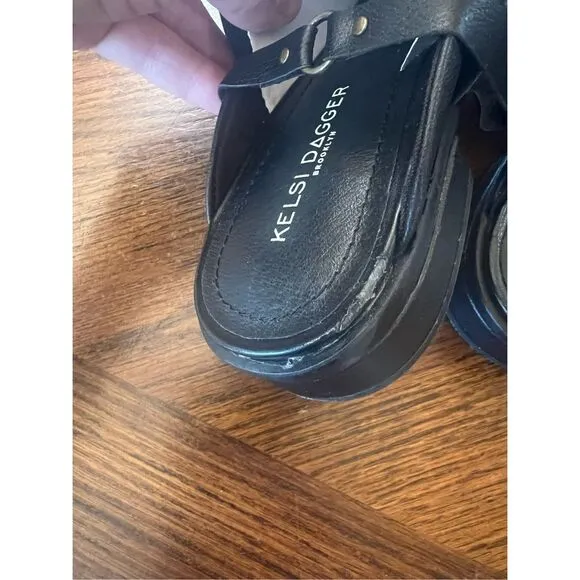 Kelsi Dagger BROOKLYN Women's Alchemy Mule Black Size 7