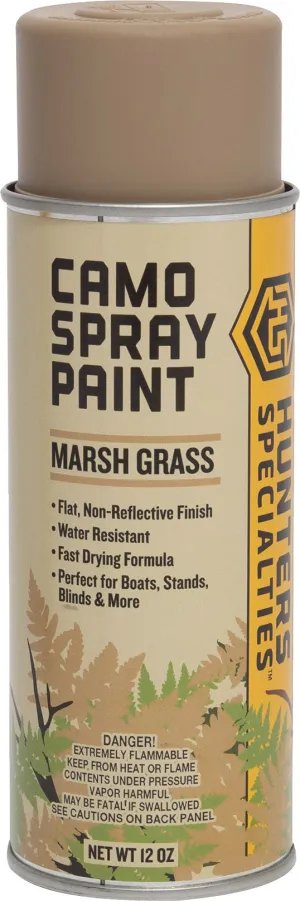 Khaki - Hunters Specialties Camo Spray Paint - Non-Reflective Finish Water Resistant Fast Drying Paint 12 Oz Spray Can