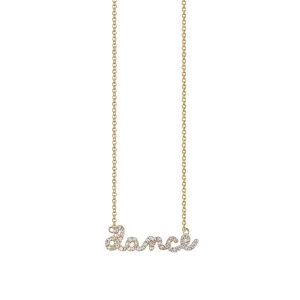 Kids Collection Gold & Pavé Diamond Dance Necklace