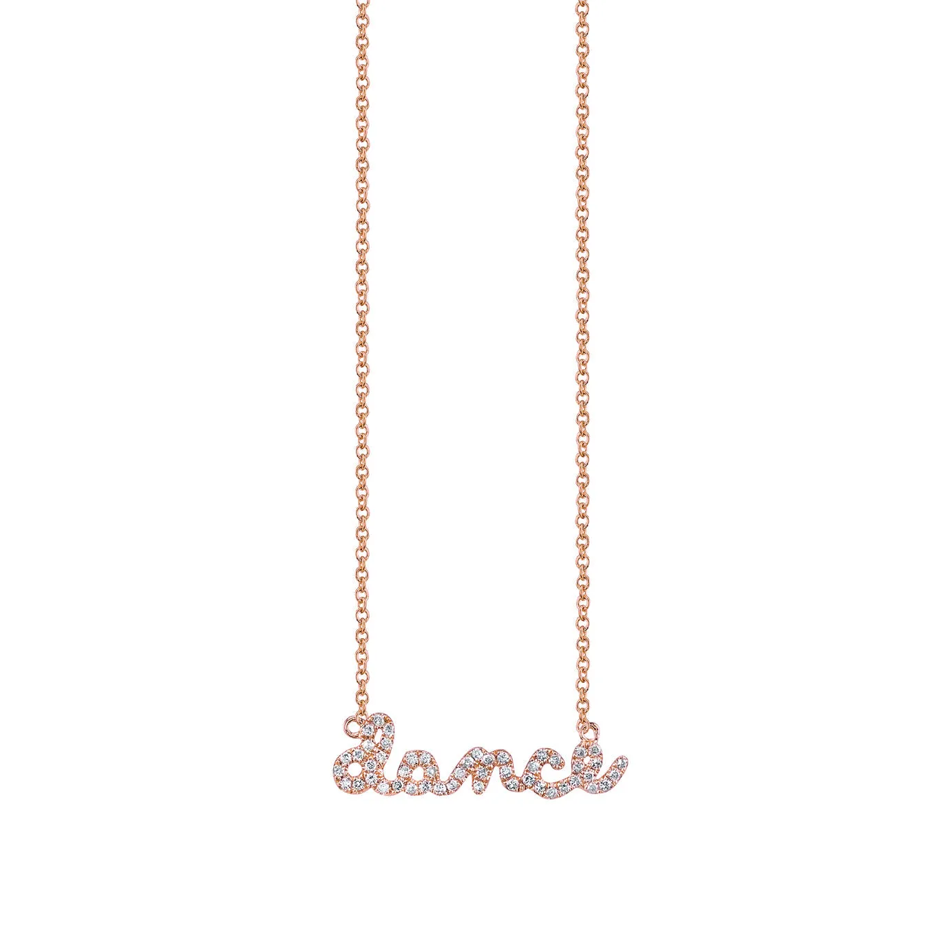 Kids Collection Gold & Pavé Diamond Dance Necklace