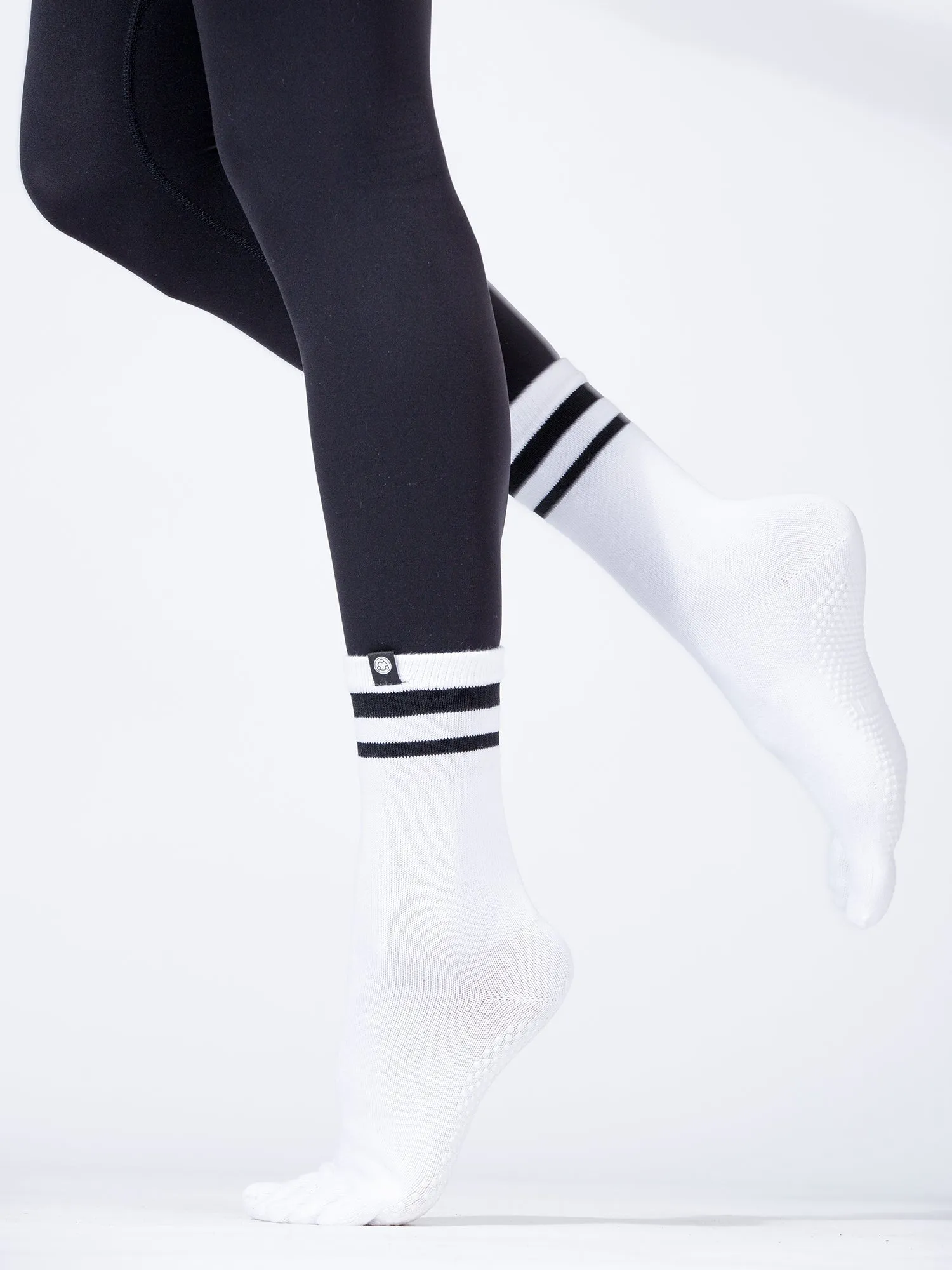 KNEE HIGH FULL TOE YOGA GRIP SOCKS