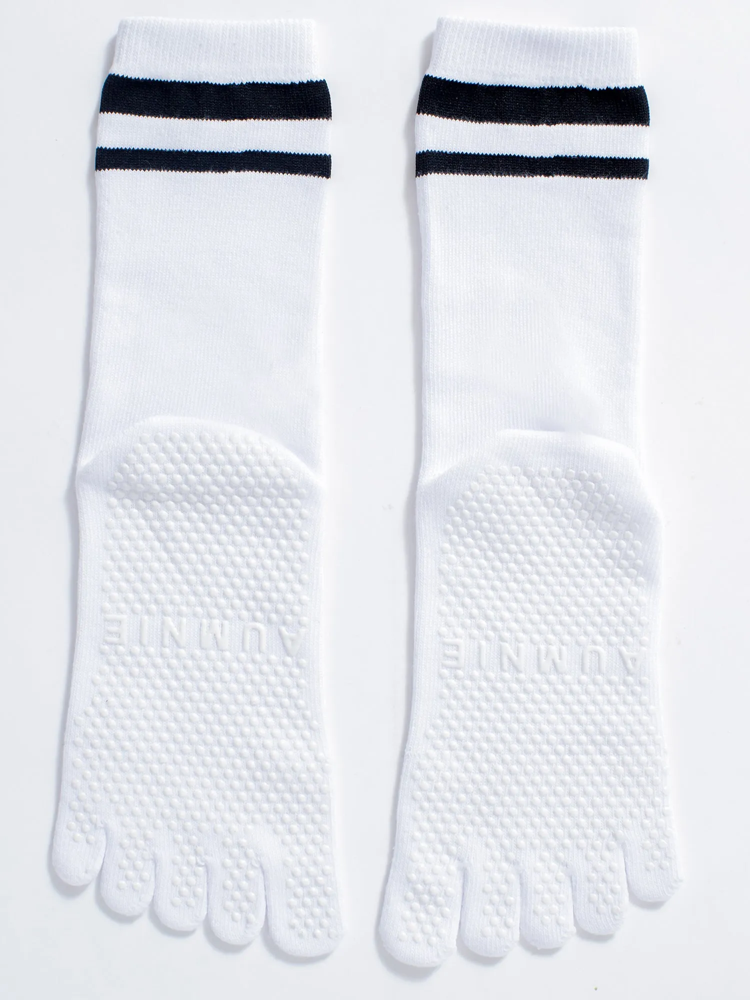 KNEE HIGH FULL TOE YOGA GRIP SOCKS