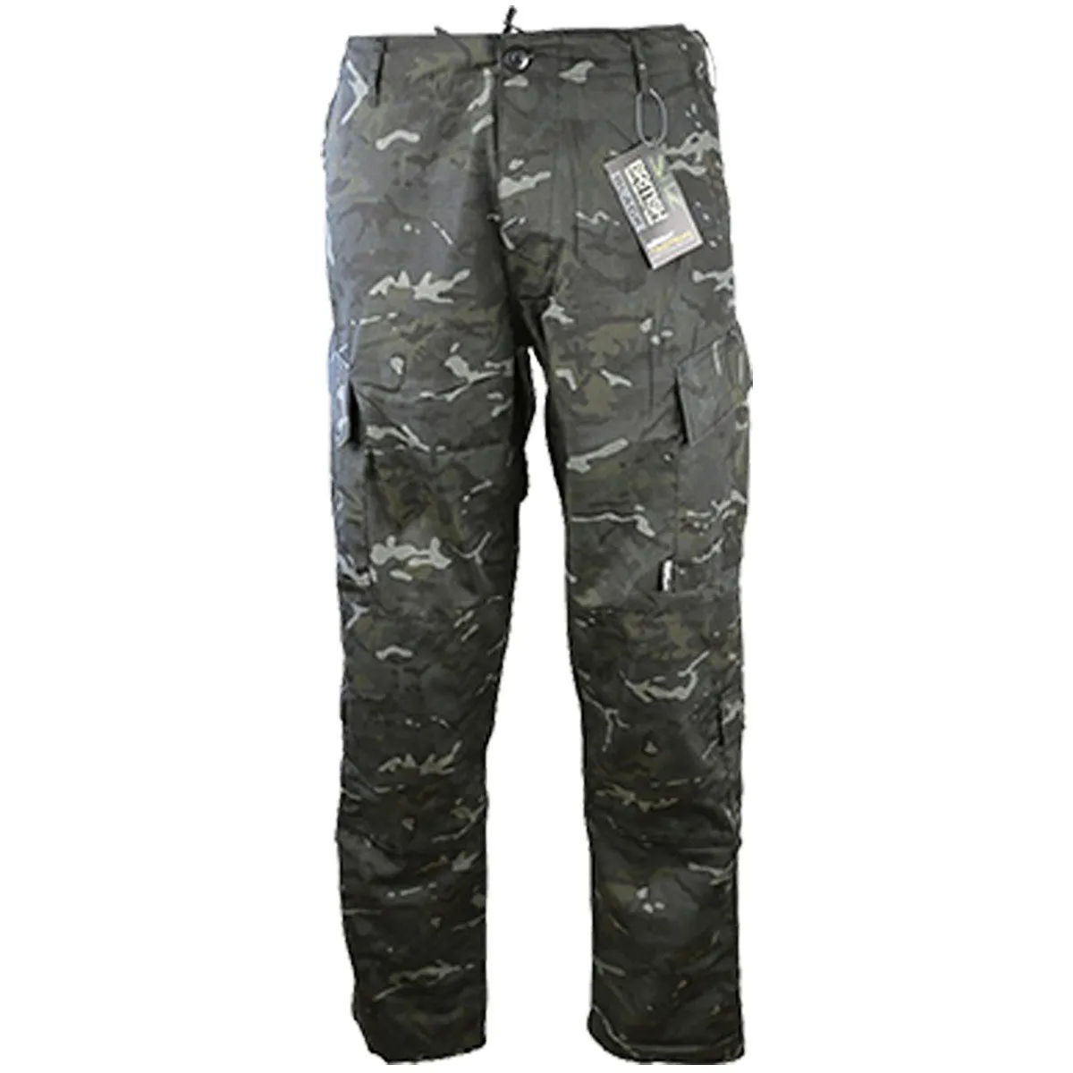 Kombat Tactical ACU Trousers Black Camo