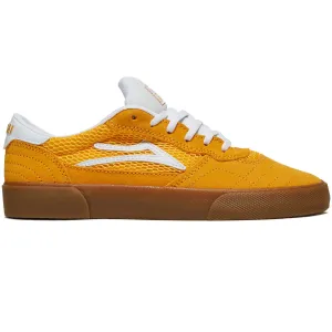 LAKAI SKATE SHOES: CAMBRIDGE. Gold/Gum Suede. Sizes 7, 10