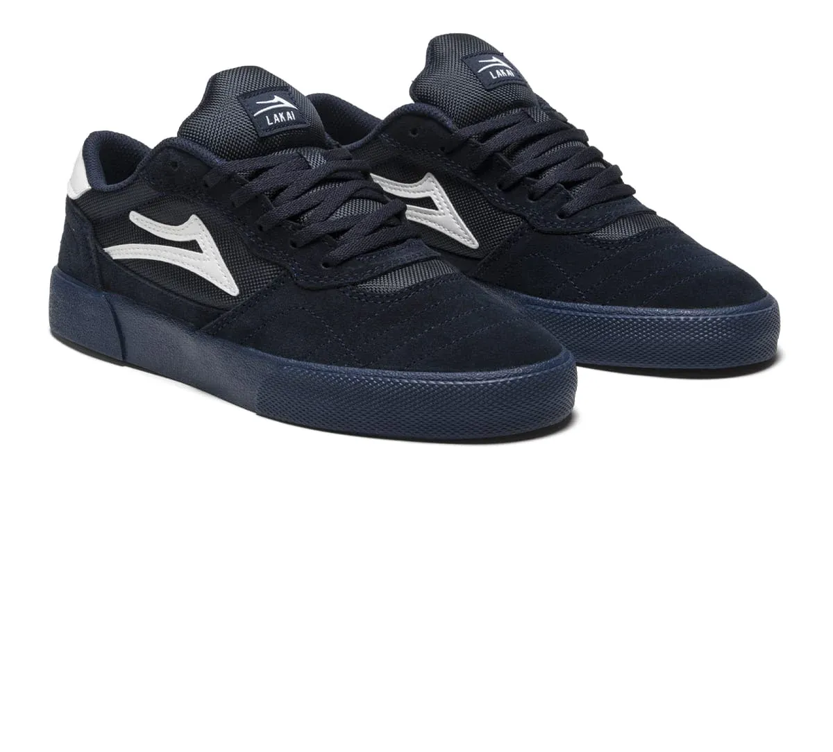LAKAI SKATE SHOES: CAMBRIDGE. Navy/Navy Suede. Sizes 7,8,9