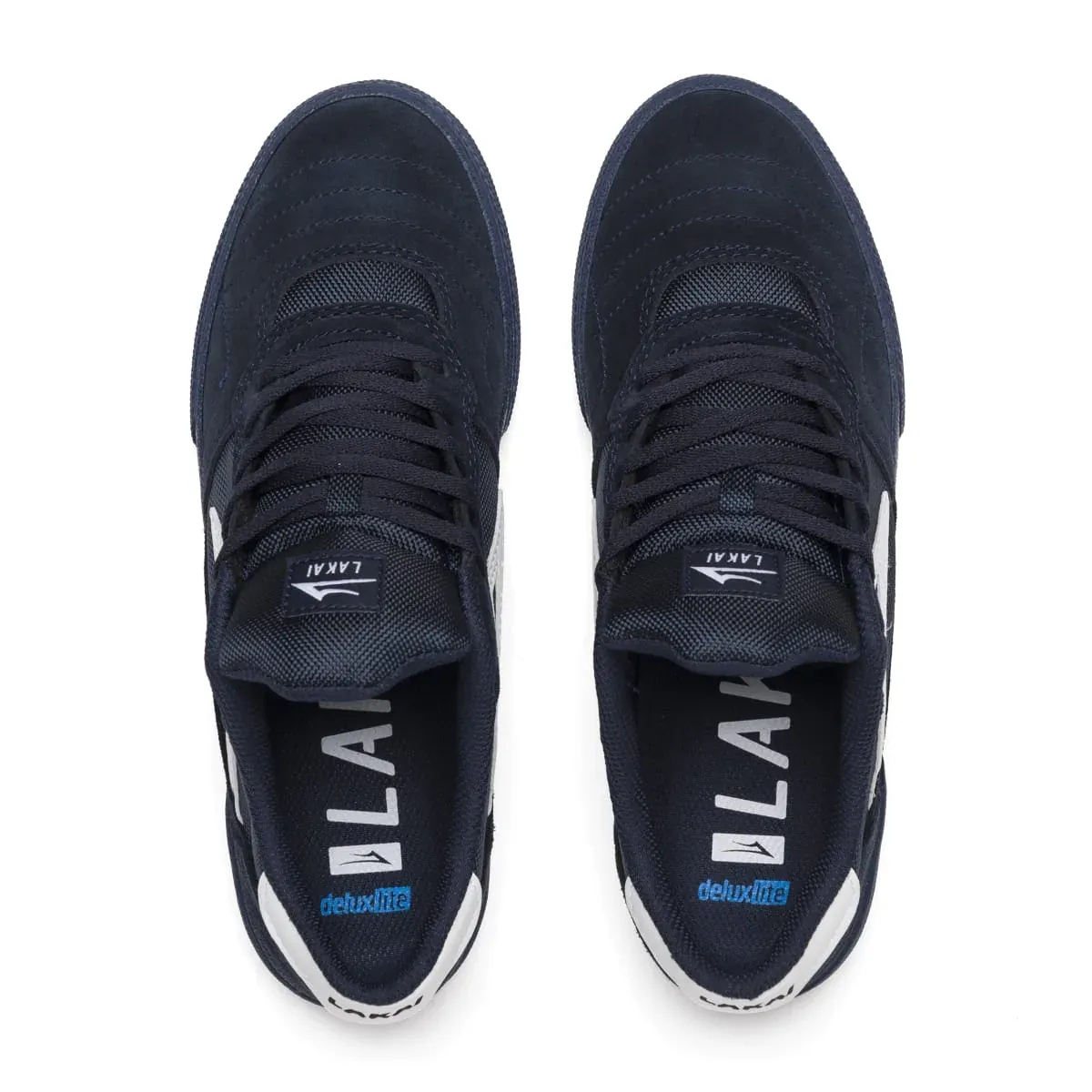 LAKAI SKATE SHOES: CAMBRIDGE. Navy/Navy Suede. Sizes 7,8,9