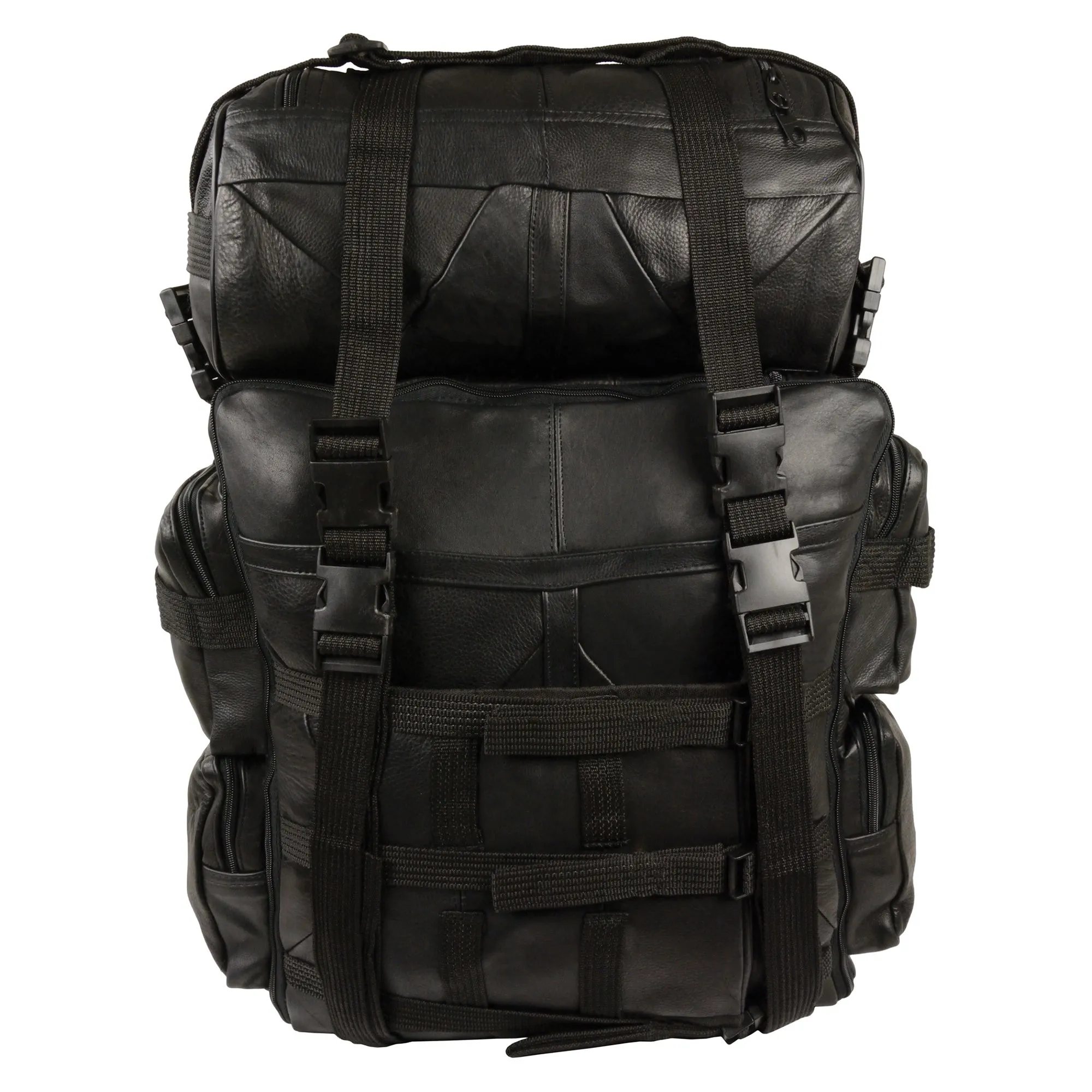 Large Leather Deluxe Sissy Bar Pack (20X16X6)