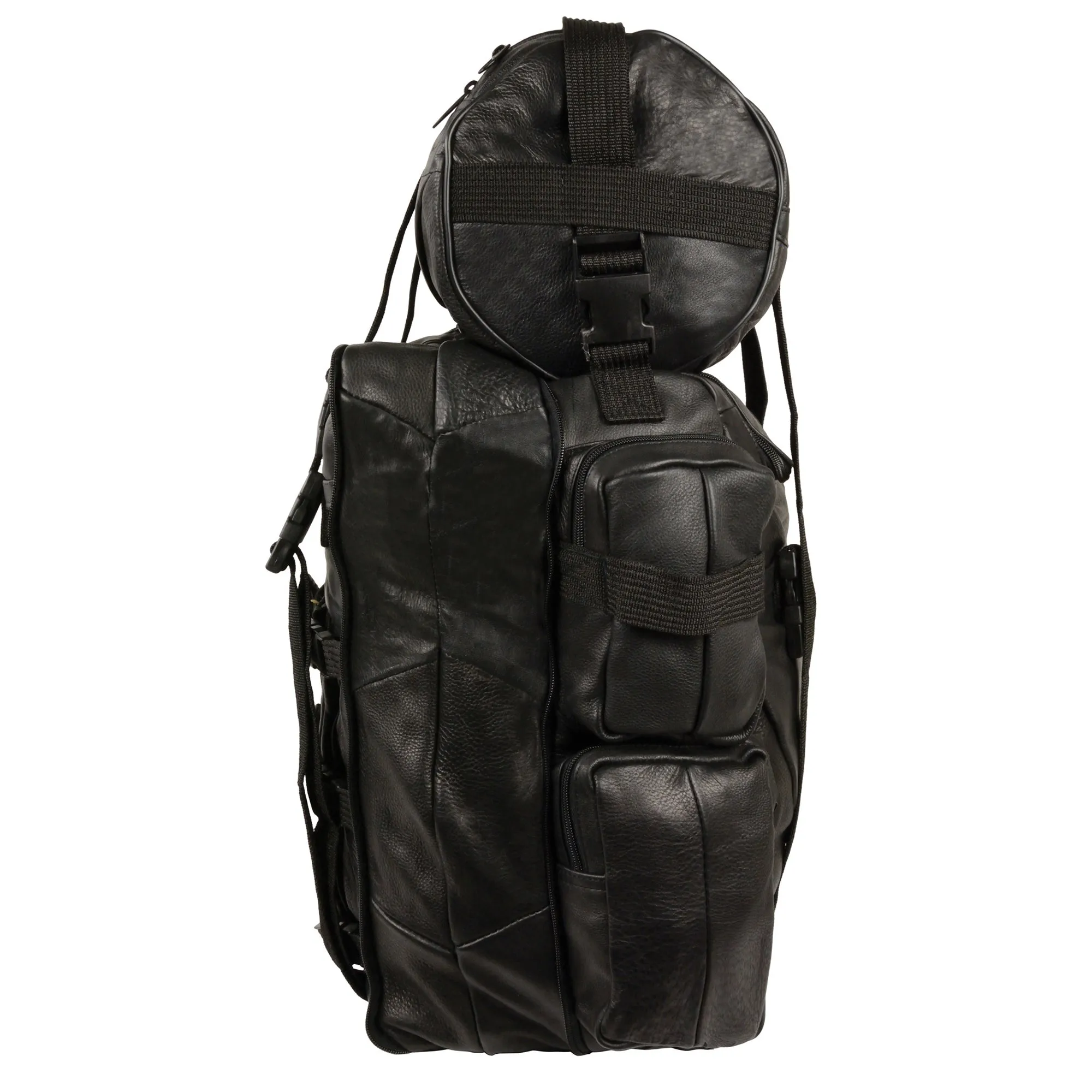 Large Leather Deluxe Sissy Bar Pack (20X16X6)