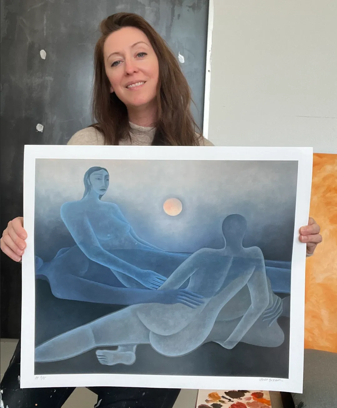 Laura Berger, Meeting, 2023; Limited Edition Print