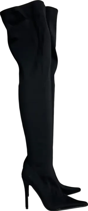 L.Day Black Knee High Boots UK 4 EU 37 👠