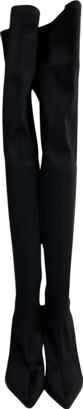 L.Day Black Knee High Boots UK 4 EU 37 👠