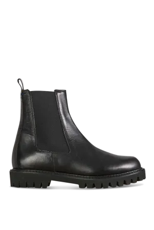 Leather Lug Sole - Black