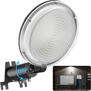 LED Barn Light, 10000LM Dusk to Dawn Outdoor Security Flood Lighting 150° Adjust