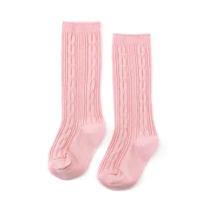 Little Stocking Co Knee High Socks - Rose Quartz
