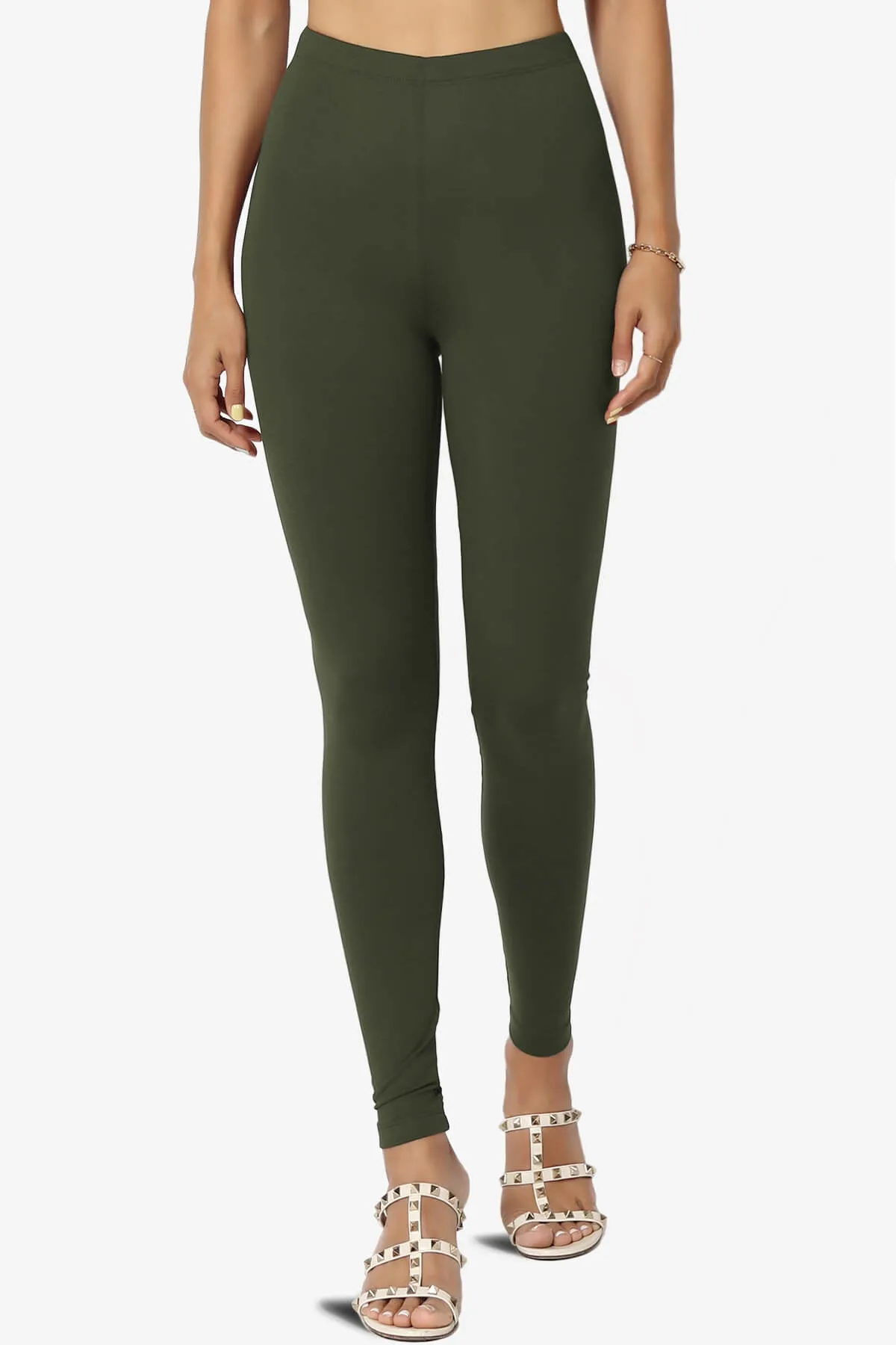 Loreen High Rise Microfiber Ankle Leggings PLUS